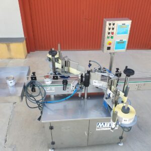 Etiquetadora para envases metálicos